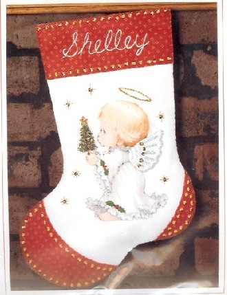 Holly Angel stocking